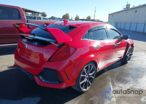 2018 Honda Civic Type R Touring z USA, uszkodzony, nr VIN SHHFK8G76JU201098